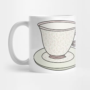 floral coquette teacup Mug